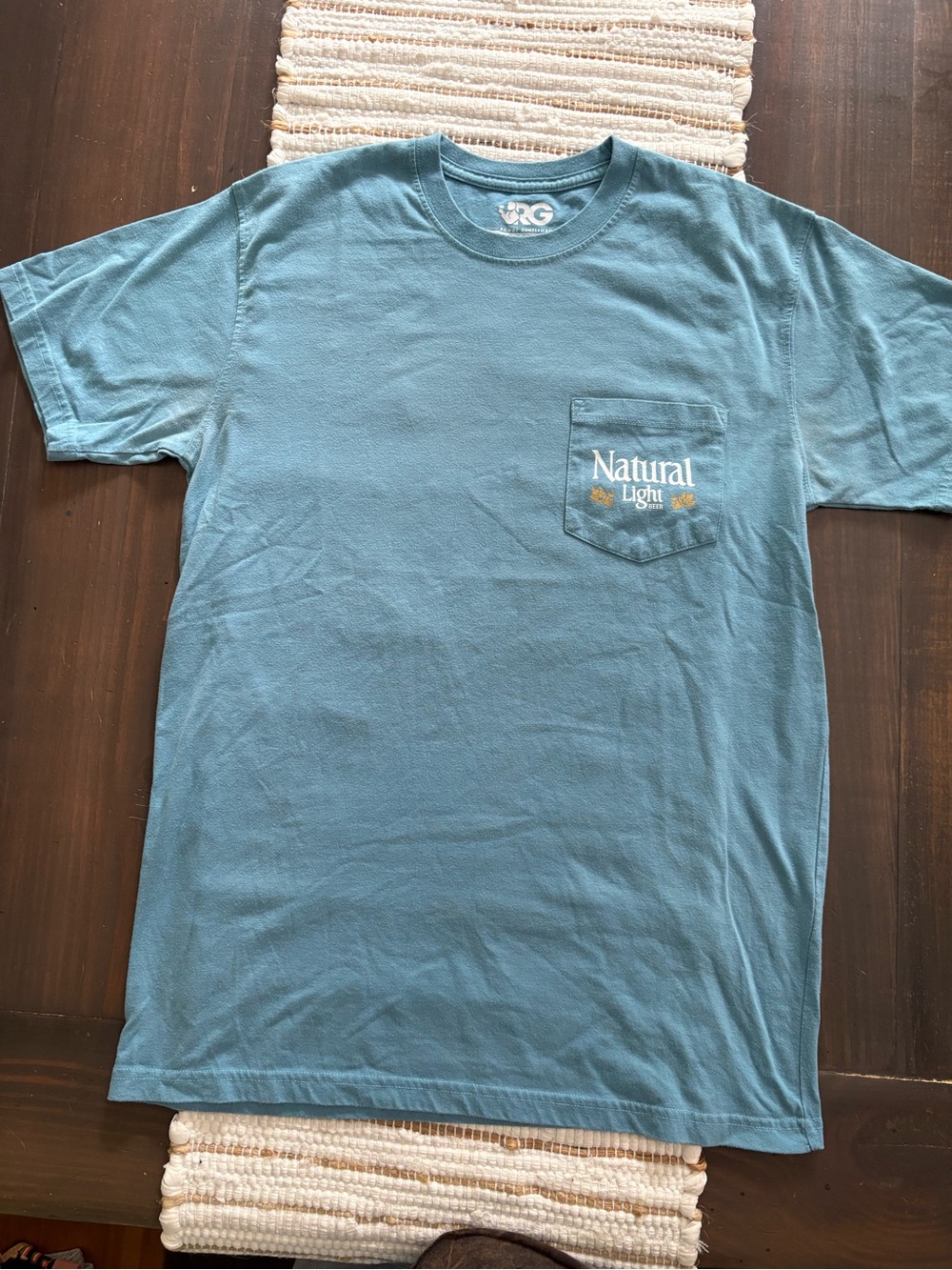 Rowdy Gentleman Natural Light beer tee shirt